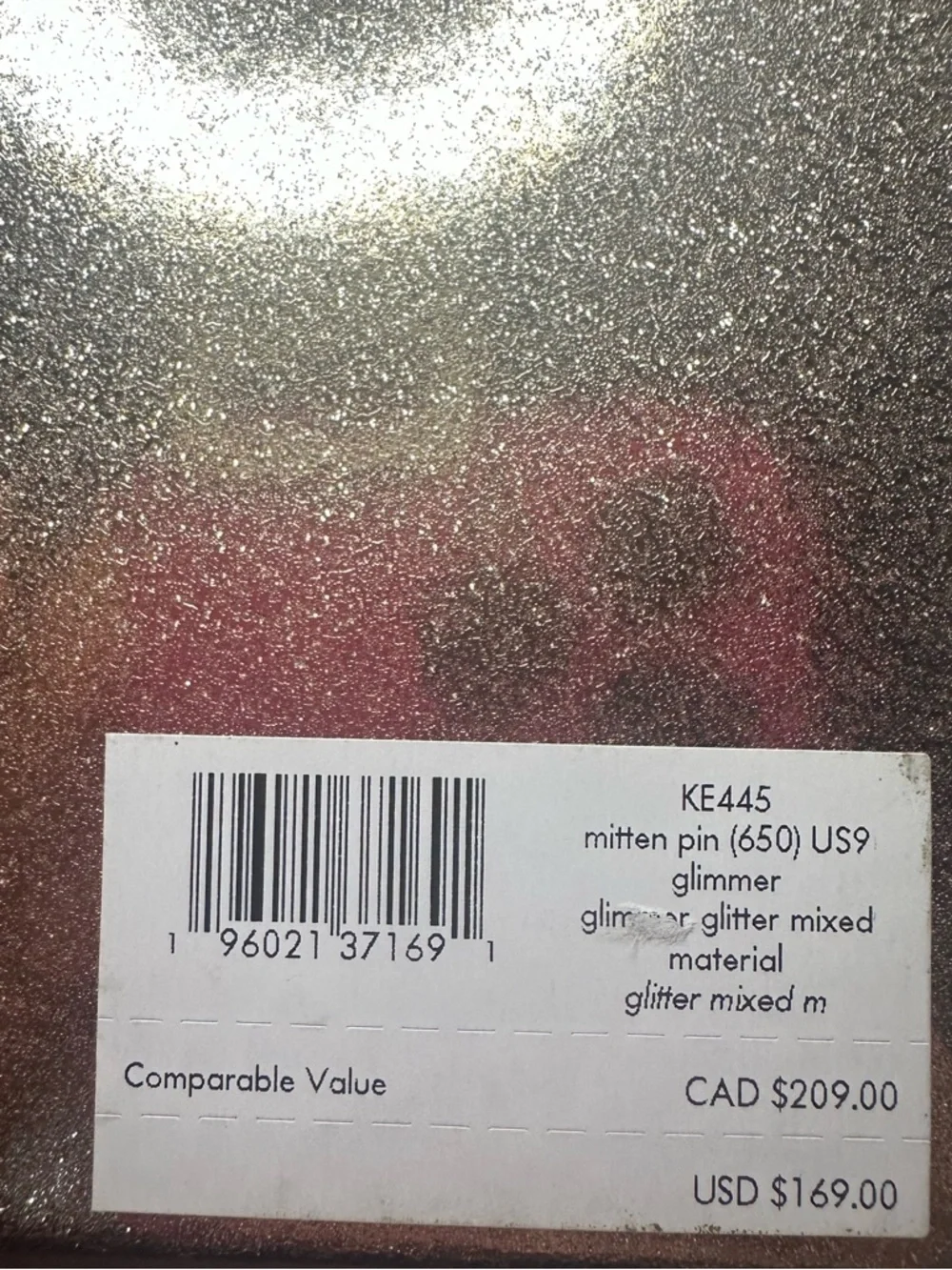 Kate Spade New Glitter Convertible Satchel & Matching Wallet in Mitten Pink Set